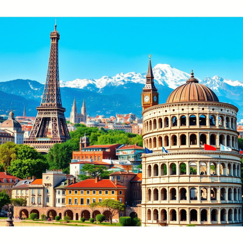 Europe (30+ areas)