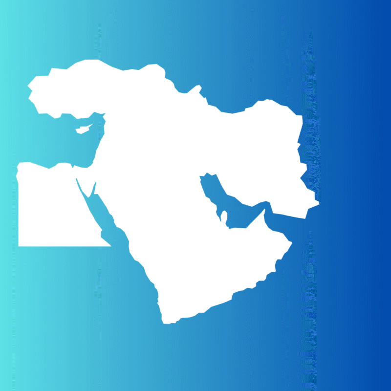 Middle East (13 areas)